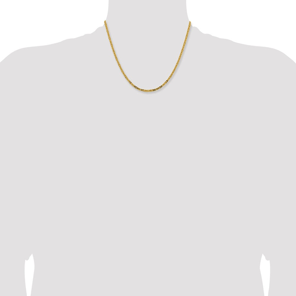 Byzantine with Lobster Clasp Chain - WBC