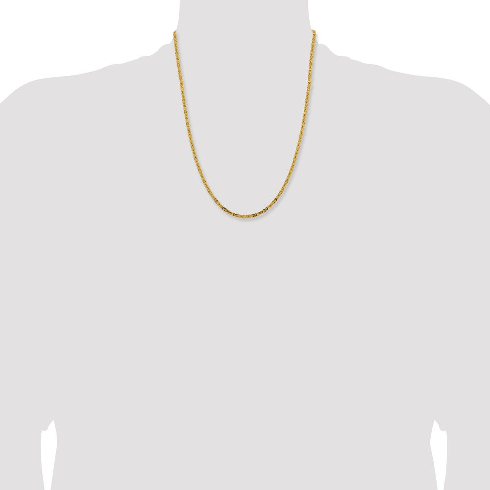 Byzantine with Lobster Clasp Chain - WBC