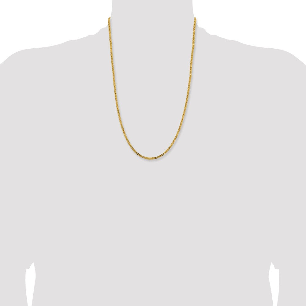 Byzantine with Lobster Clasp Chain - WBC