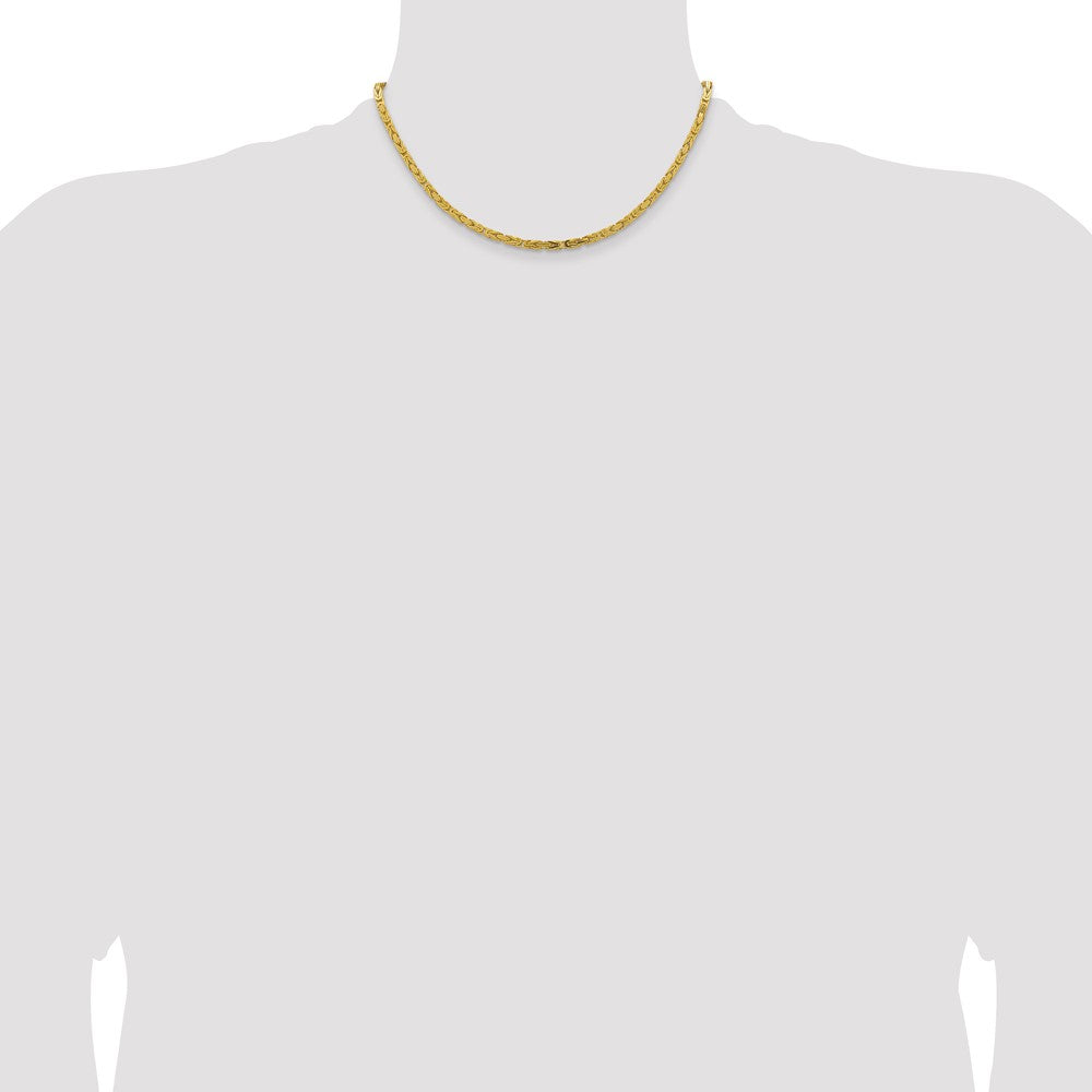 Byzantine with Lobster Clasp Chain - WBC