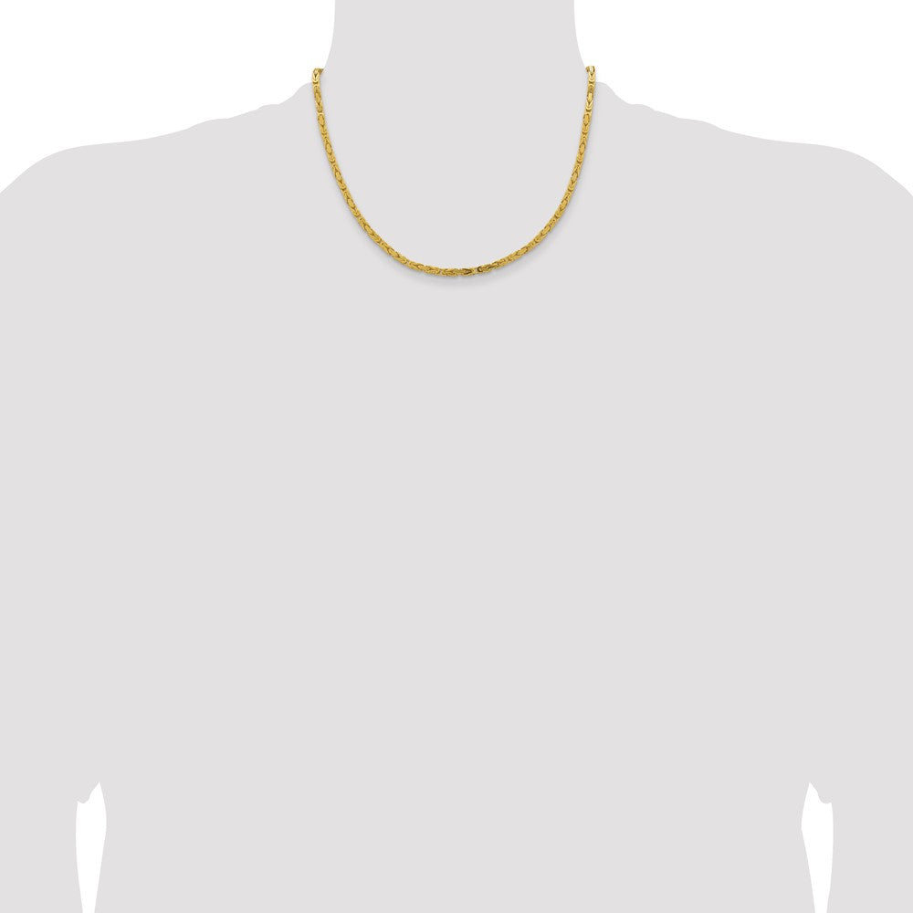 Byzantine with Lobster Clasp Chain - WBC