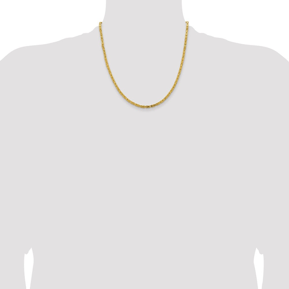 Byzantine with Lobster Clasp Chain - WBC