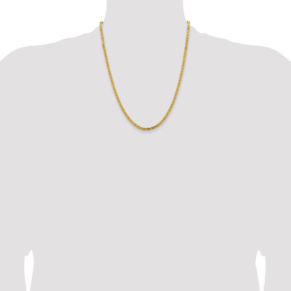 Byzantine with Lobster Clasp Chain - WBC