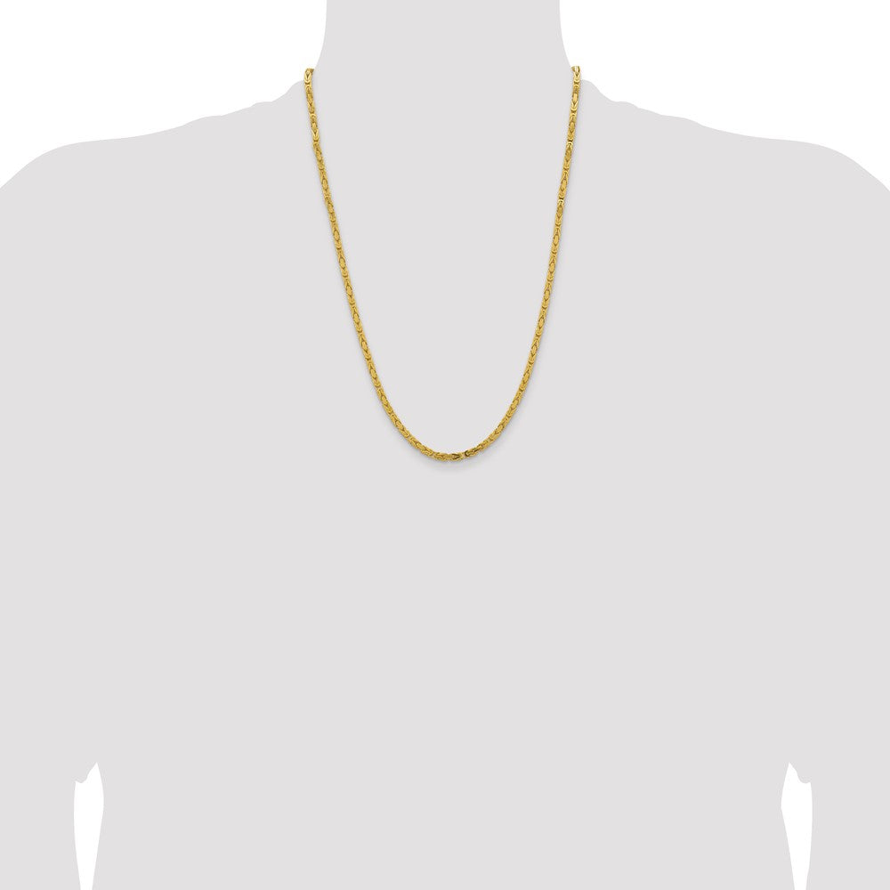 Byzantine with Lobster Clasp Chain - WBC
