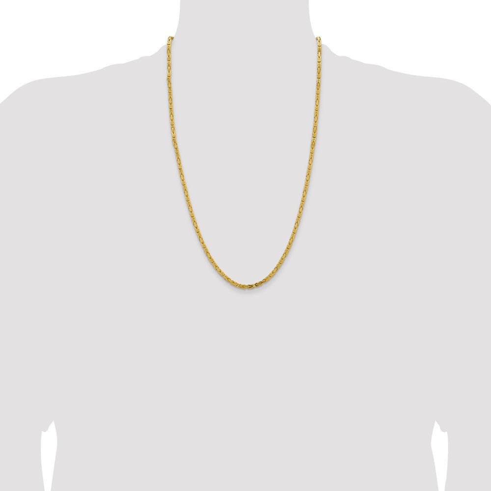 Byzantine with Lobster Clasp Chain - WBC