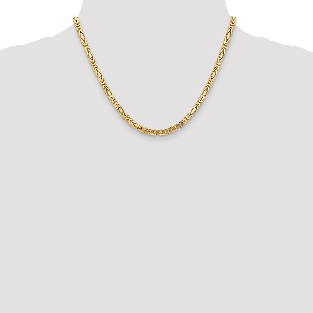 Byzantine with Lobster Clasp Chain - WBC