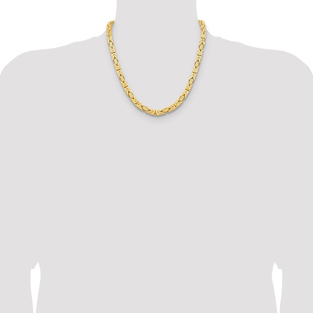 Byzantine with Lobster Clasp Chain - WBC
