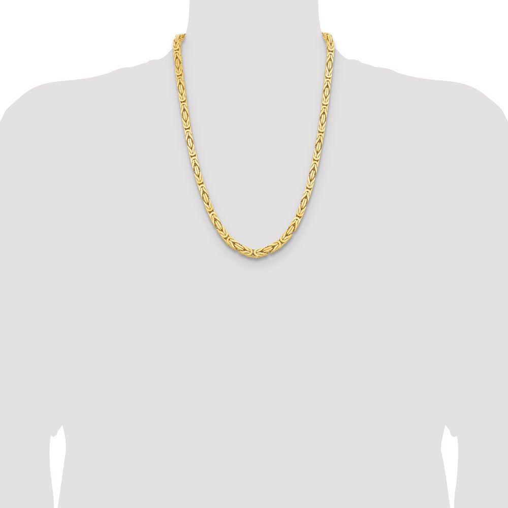 Byzantine with Lobster Clasp Chain - WBC