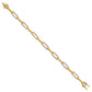 Polished Complete 1.4 carat Diamond Paperclip Link Bracelet - WBC