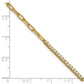 Polished Complete 3/4 carat Diamond Paperclip Link Bracelet with Extender - WBC