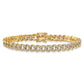 Polished Complete 2.6 carat Diamond Fancy Curb Link Bracelet - WBC