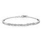 Complete 1/2 carat Diamond Half-Bangle Bracelet with Extender - WBC