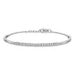 Complete 3/4 carat Diamond Half-Bangle Bracelet with Extender - WBC