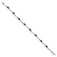 Complete Diamond and Oval Sapphire Wavy Link Bracelet - WBC