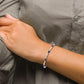 Complete Diamond and Oval Sapphire Wavy Link Bracelet - WBC