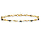 Complete Diamond and Oval Sapphire Fancy Link Bracelet - WBC