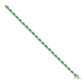Complete Diamond and Oval Emerald Bracelet - WBC
