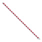Complete Diamond and Oval Ruby Bracelet - WBC
