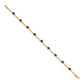 Complete Diamond and Oval Sapphire Bracelet - WBC