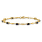 Complete Diamond and Oval Sapphire Bracelet - WBC