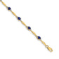 Complete Diamond and Oval Sapphire Bracelet - WBC