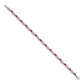 Complete Diamond and Oval Ruby Infinity Bracelet - WBC