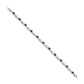 Complete Diamond and Round Sapphire Bracelet - WBC