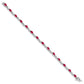 1/10 carat Diamond and Oval Ruby Bracelet - WBC