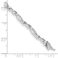 Complete 0.03 carat Diamond Infinity and Oval Link Bracelet - WBC