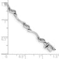 Complete 1/20 carat Diamond Fancy Curved Link Bracelet - WBC