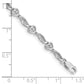 Complete 1/10 carat Diamond Hearts Tennis Bracelet - WBC