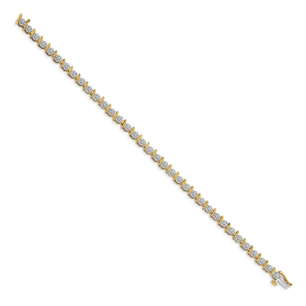 Complete 3/8 carat Diamond S-link Tennis Bracelet - WBC