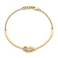 Polished Moon and Star Complete 1/8 carat Diamond Half-Bangle Bracelet with Extender - WBC