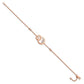 Complete 1/3 carat Diamond Double Circle with Star Dangle Bracelet - WBC