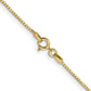 . Box with Spring Ring Clasp Chain - WBC