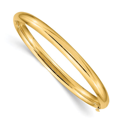 3/16 Polished Hinged Baby Bangle - WBC