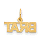 Polished BRAT Charm - WBC