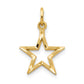 Diamond-cut Star Charm - WBC