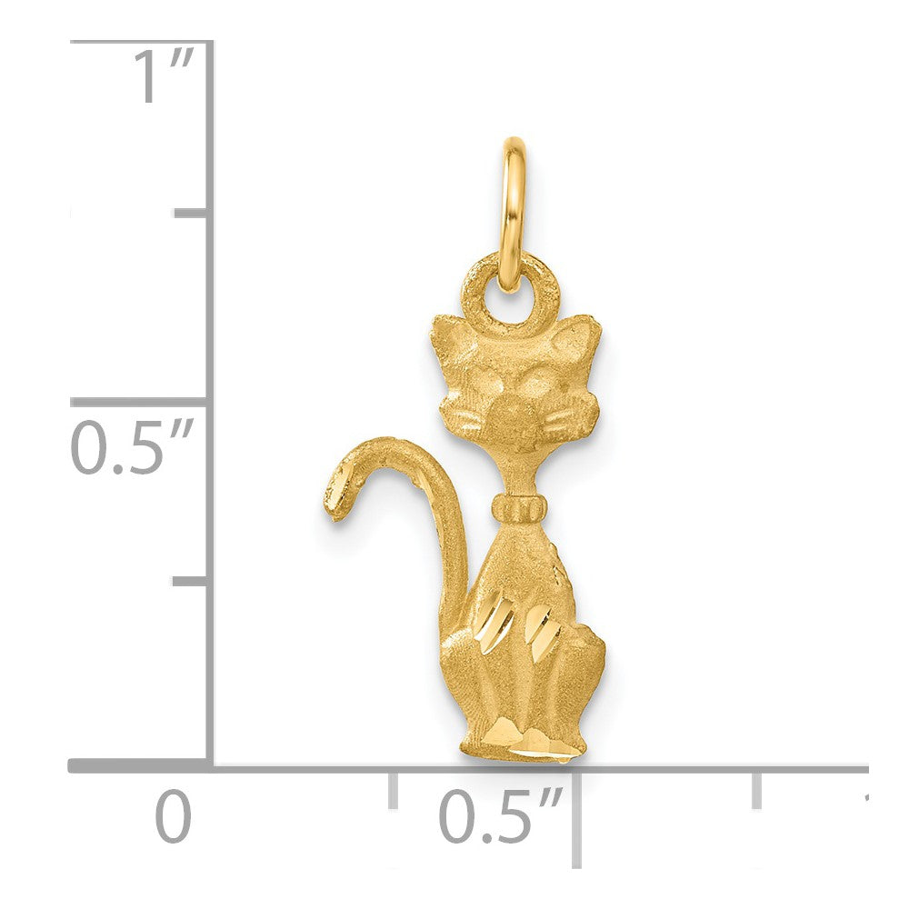 Satin Tom Cat Charm - WBC