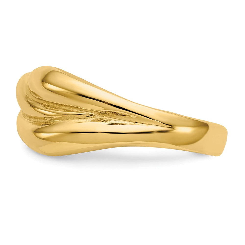 Polished Twisted Dome Ring - WBC