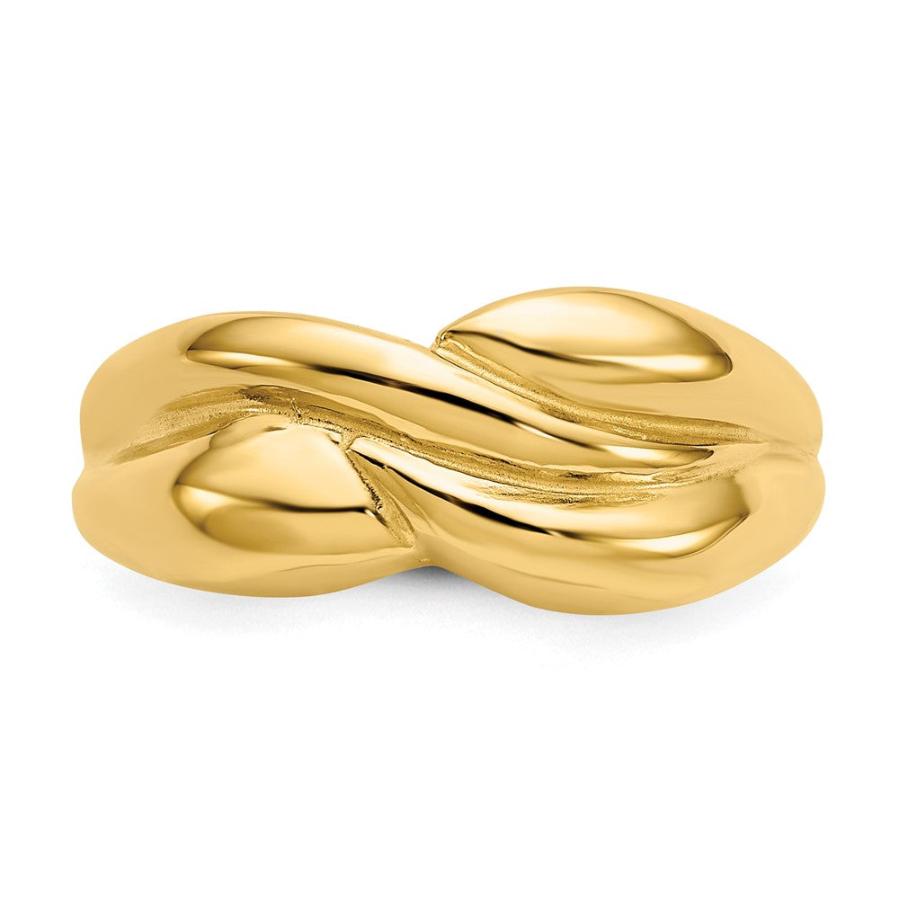 Polished Twisted Dome Ring - WBC