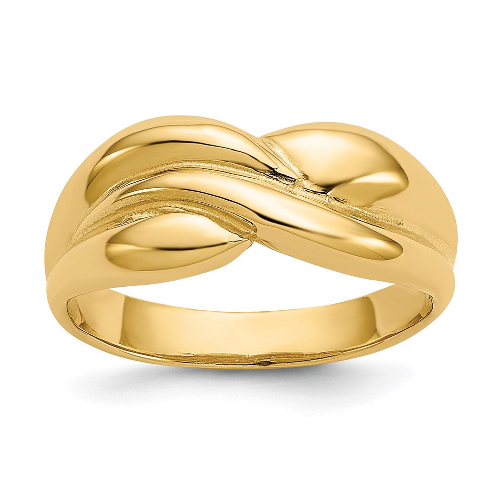 Polished Twisted Dome Ring - WBC