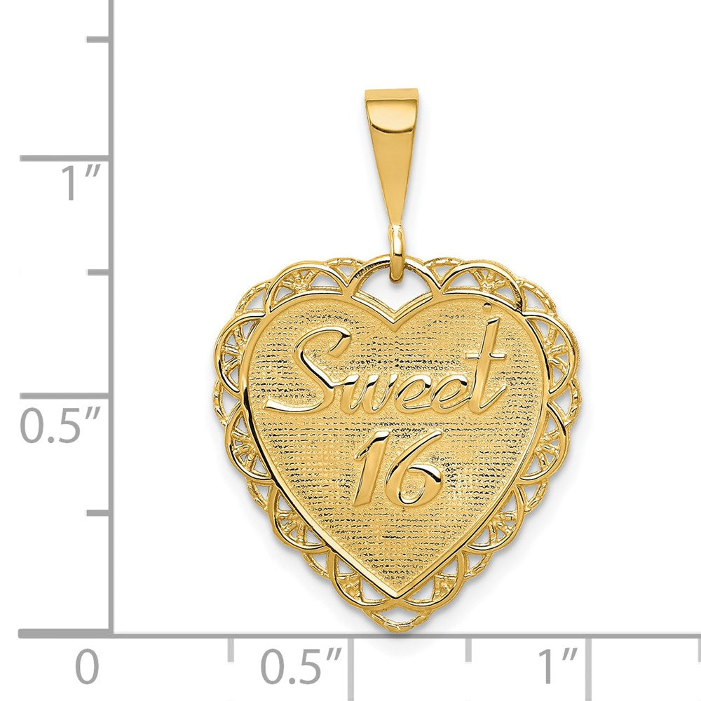 Reversible SWEET 16 / REACH FOR THE STARS Charm - WBC