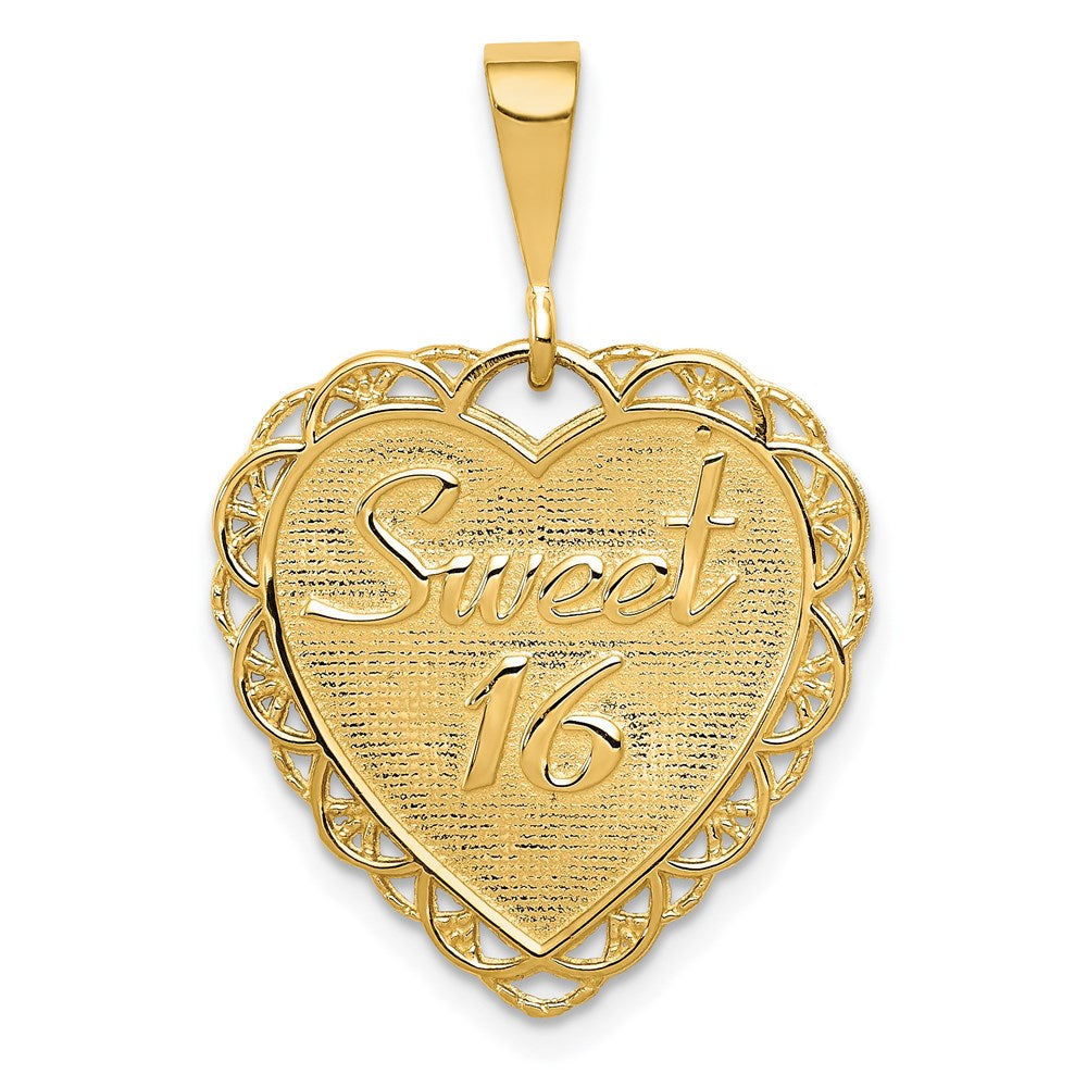 Reversible SWEET 16 / REACH FOR THE STARS Charm - WBC