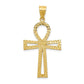 Large Ankh Cross Pendant - WBC