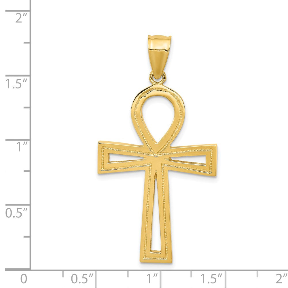 Large Ankh Cross Pendant - WBC