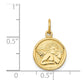 Polished Angel Round Charm - WBC