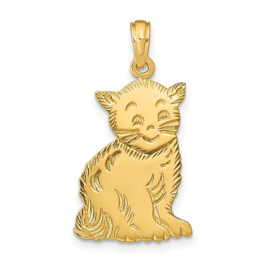 Polished Cat Charm - WBC