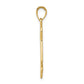 Solid Polished Dog Bone Charm - WBC