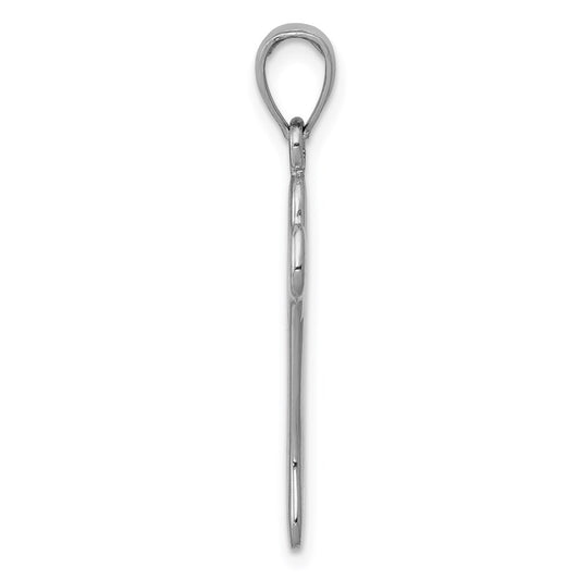 Solid Polished Dog Bone Charm - WBC